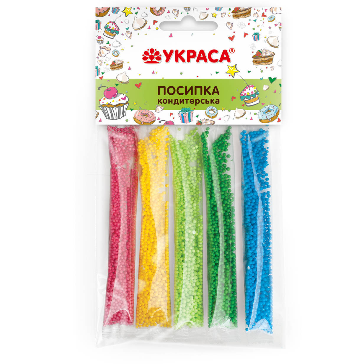 

Набор посыпок (5шт) ассорти №3