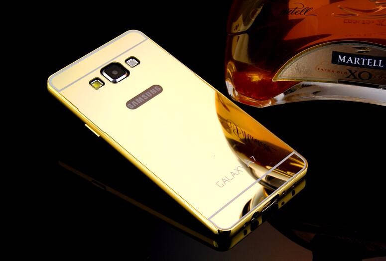 

Алюминиевый чехол бампер для Samsung Galaxy A7/A700H (2015 год), Разные цвета