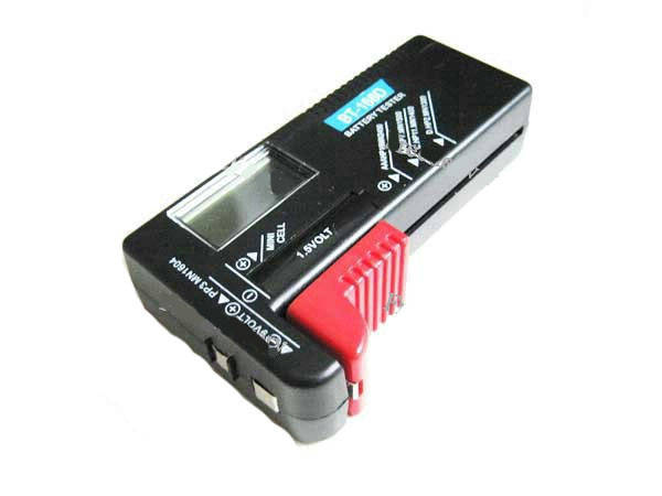 

Универсальный тестер заряда батареек с LCD BT-168D
