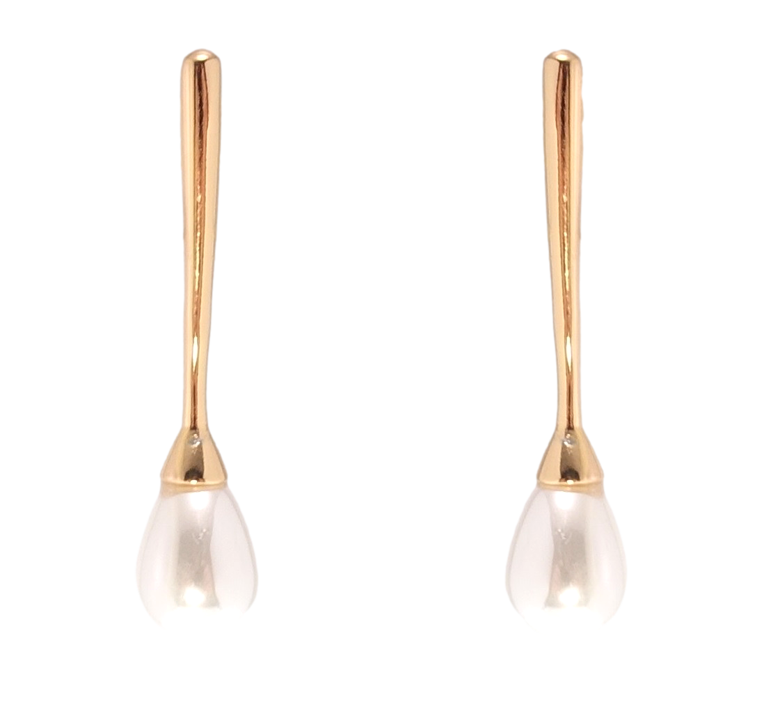

Серьги Xuping Позолота 18K гвоздики (пусеты) "Жемчужные капельки"