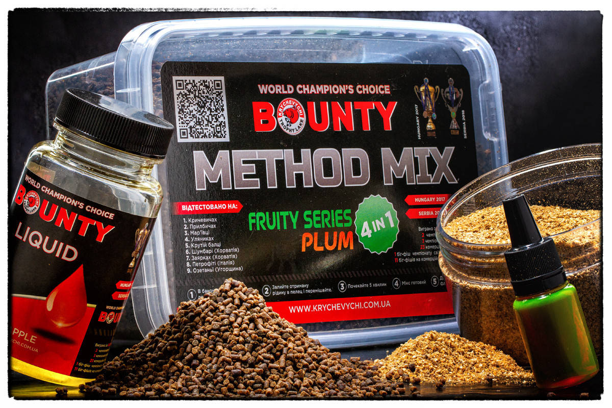 

Методный пеллетс BOUNTY METHOD MIX 4in1 PLUM