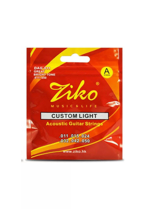 

Струны латунные для акустической классической гитары Ziko 11-050