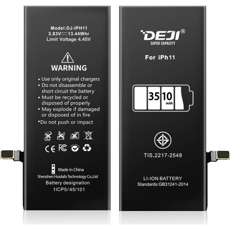 

УСИЛЕННЫЙ АККУМУЛЯТОР DEJI APPLE IPHONE 11 3510 MAH (ДЛЯ IPHONE 11 A2111 A2221 A2223)