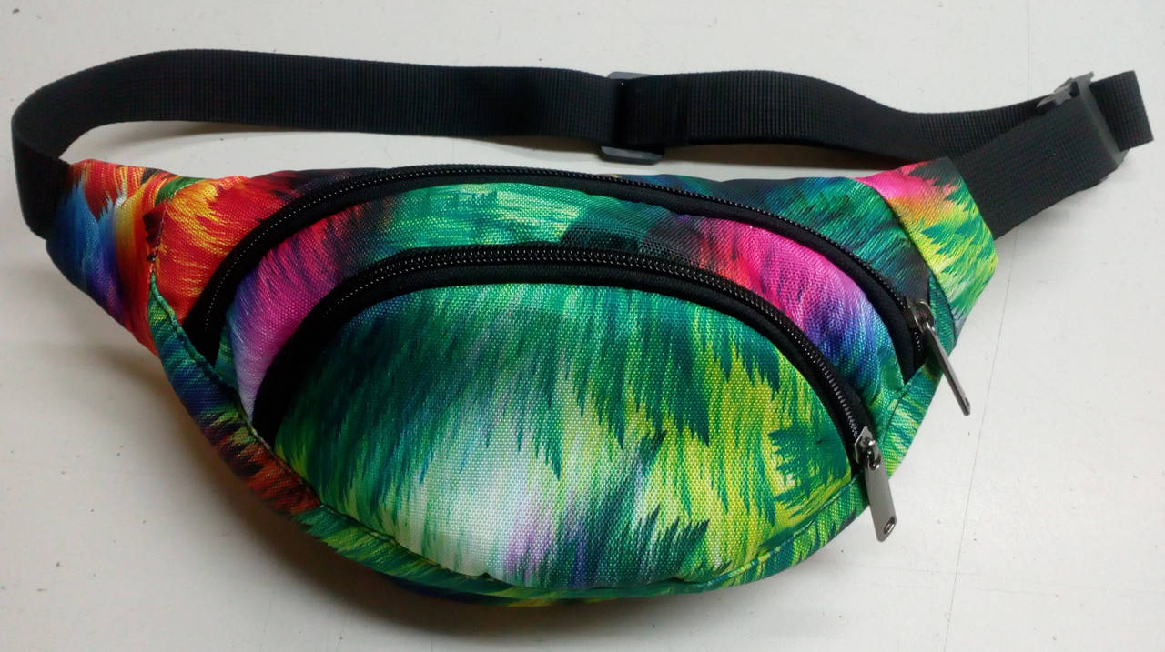 

Поясная сумка бананка Dolphin. Зеленая палитра, Зелёный