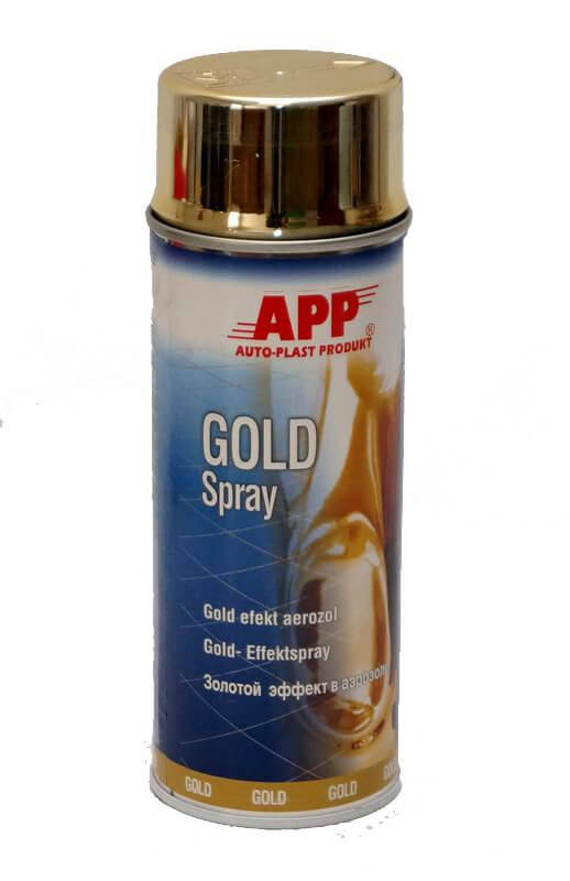 

Краска аэрозольная золотой эффект APP 210502 Gold Spray, Золотистый
