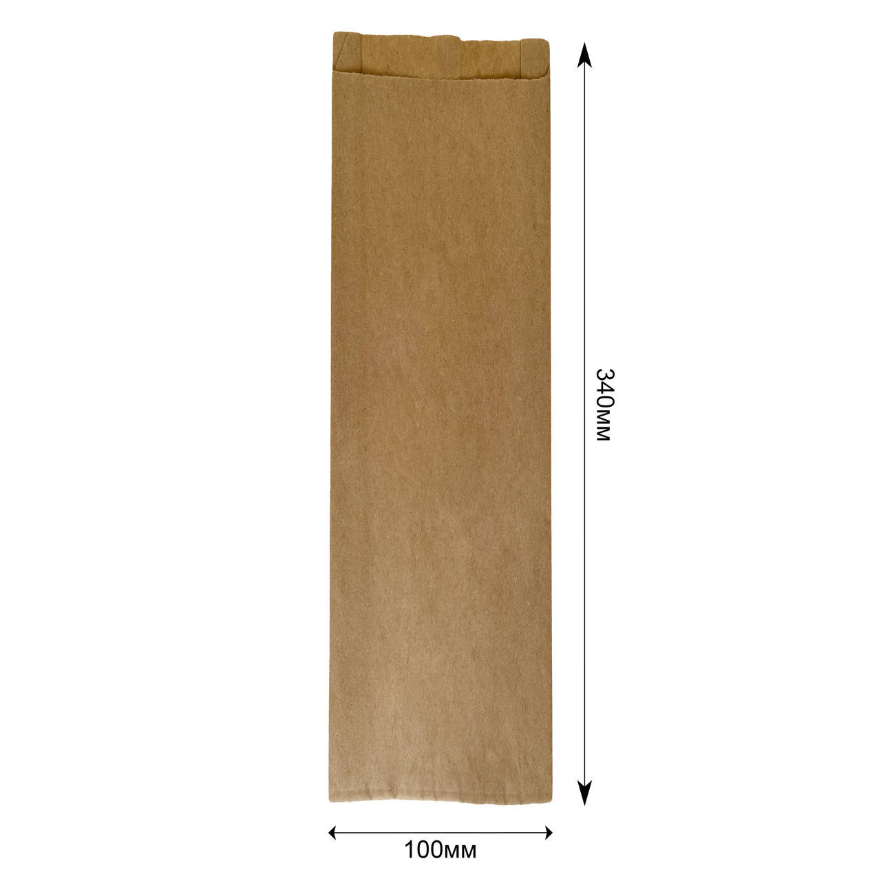 

Бумажный Саше Пакет Крафт Бурый 340 х 100 х 40 мм 1уп/100шт