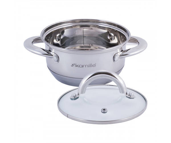 

Каструля Kamille 1,1 л. з кришкою
