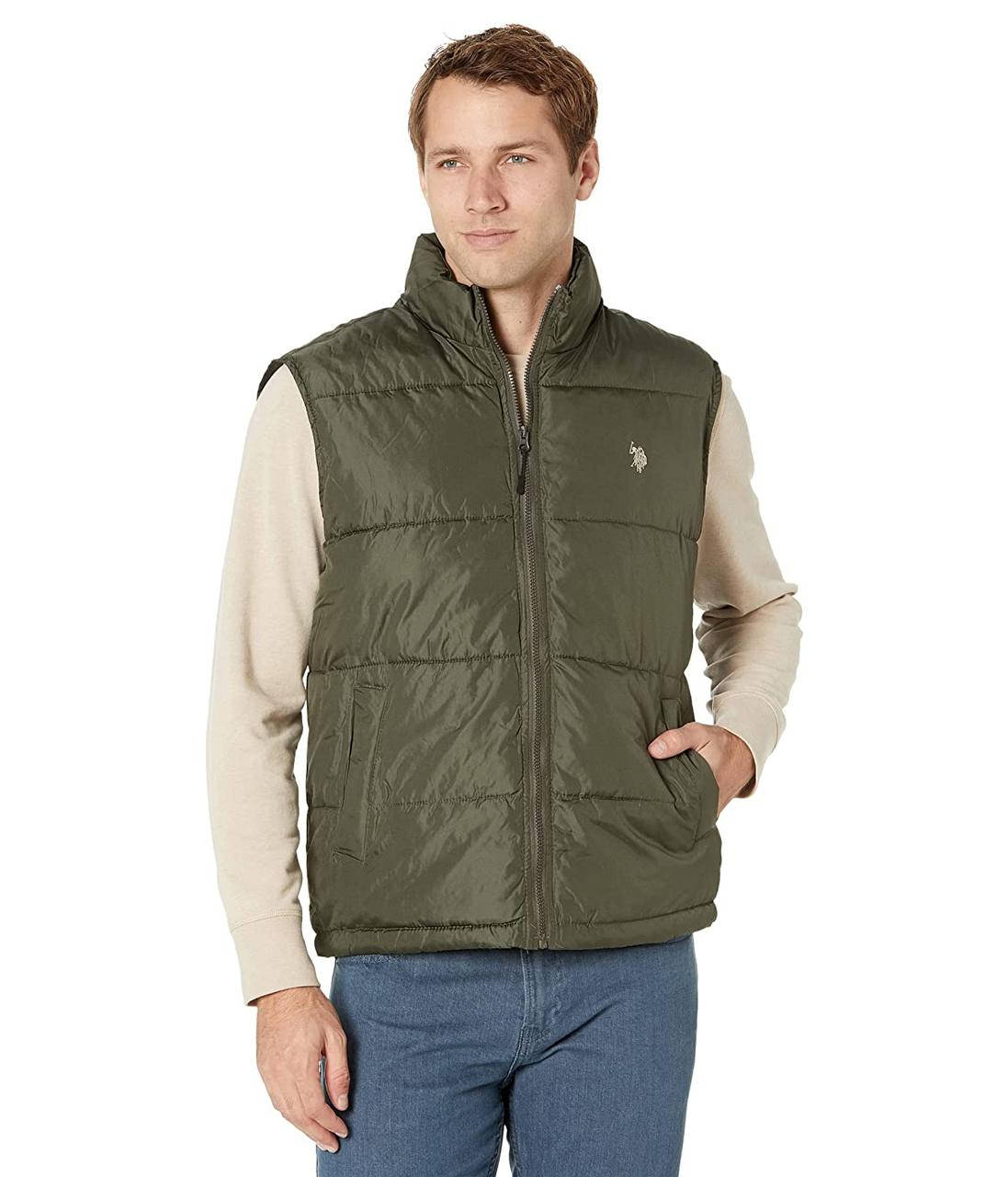 

Жилет утепленный U.S. POLO Signature Vest Green Beret - Оригинал