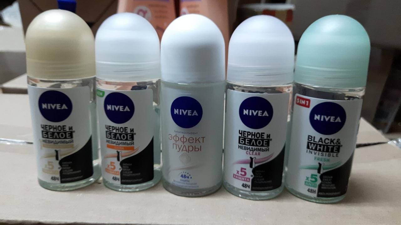 

Дезодорант роликовий Nivea в асортименті Жіночий 50 мл