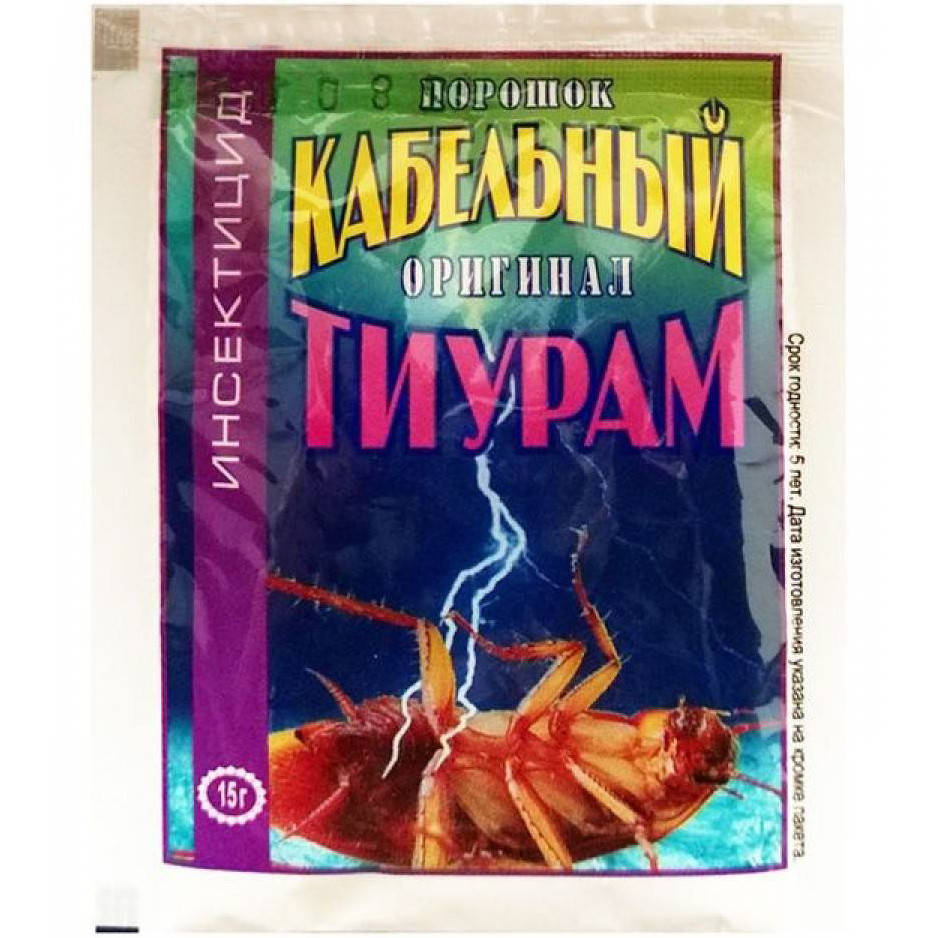

Порошок кабельный от тараканов "Тиурам"