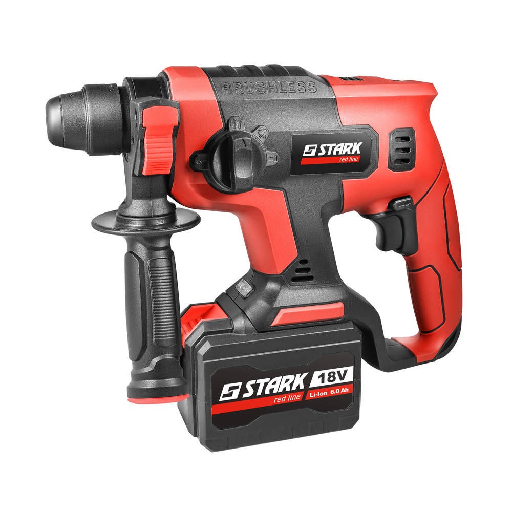 

Аккумуляторный перфоратор Stark CRH-1800 B с аккумулятором 4.0 Ач и ЗУ