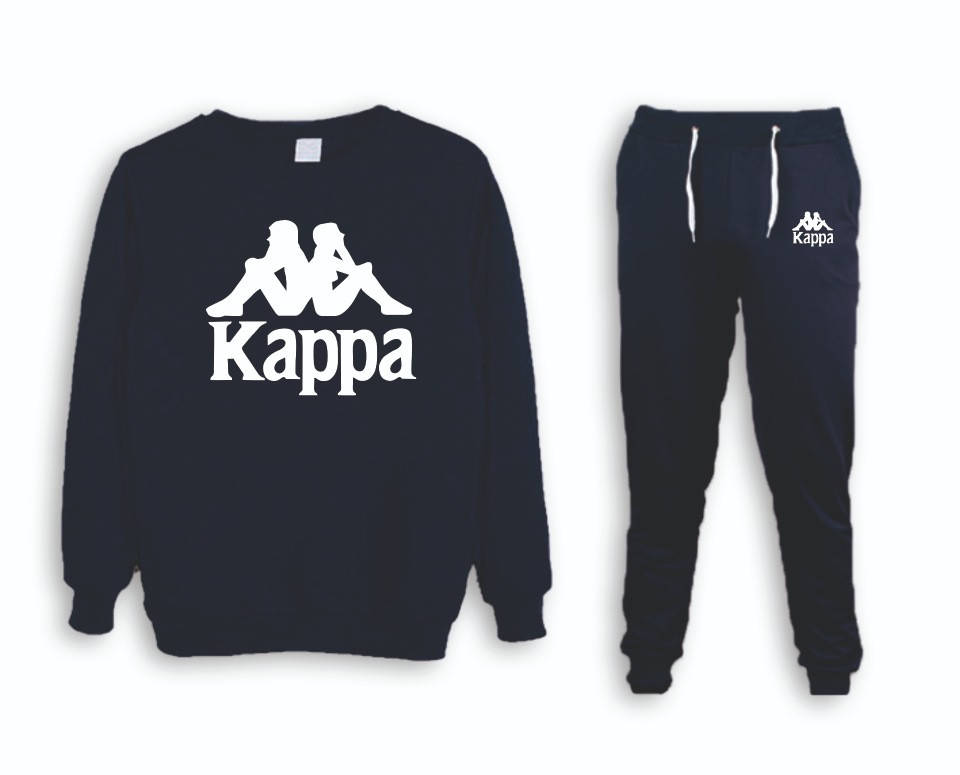 

Мужской спортивный костюм реглан Kappa (Каппа), Темно-синий