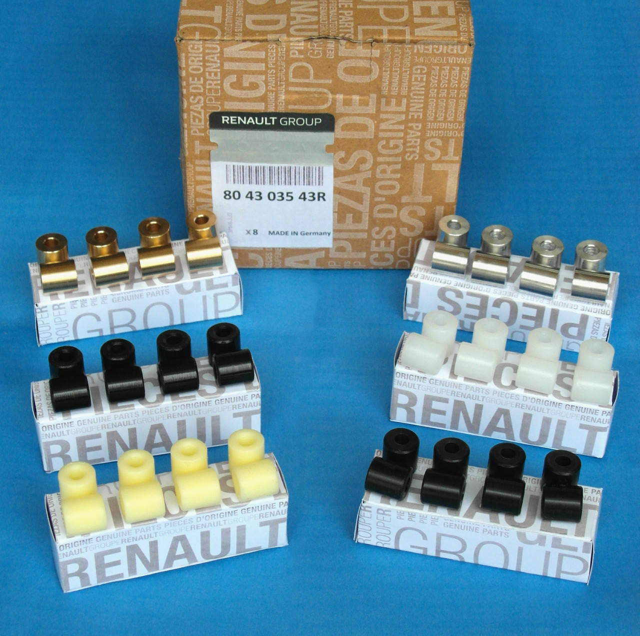 

Втулки (ролики) ограничителя двери Renault (Рено) 804303543R Усиленные
