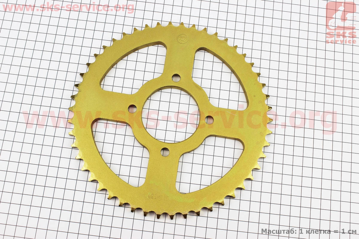

Звезда задняя JD125 - 428-50Т - d=58; 4отв.*78mm GOLD