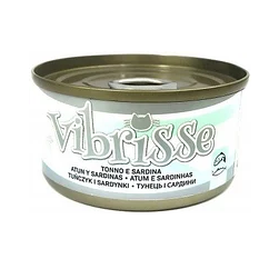

Vibrisse консервы для кошек 70г*24шт (тунец с сардиной)