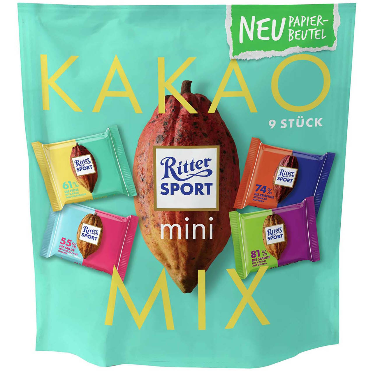 

Ritter Sport Mini Kakao Mix 9s 150 g