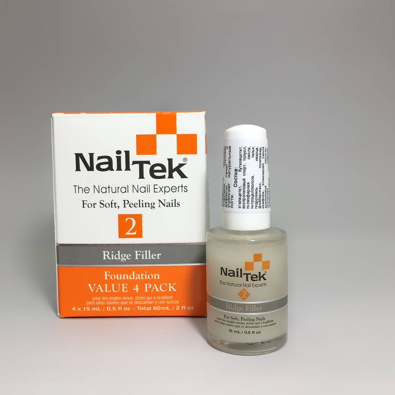 

NAIL TEK Foundation 2 База для мягких слоящихся ногтей 15 мл