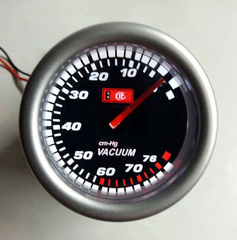 

Разрежение во впускном коллекторе (эконометр) стрелочный Ket Gauge 7706-2 LED диодный Ø52мм прибор