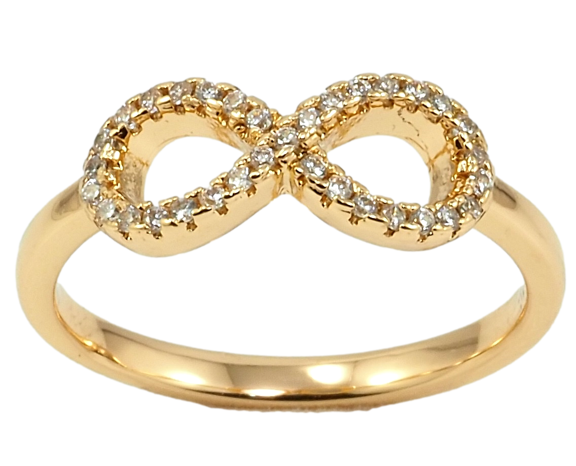 

Кольцо Xuping Позолота 18K "Бесконечность" р. 17