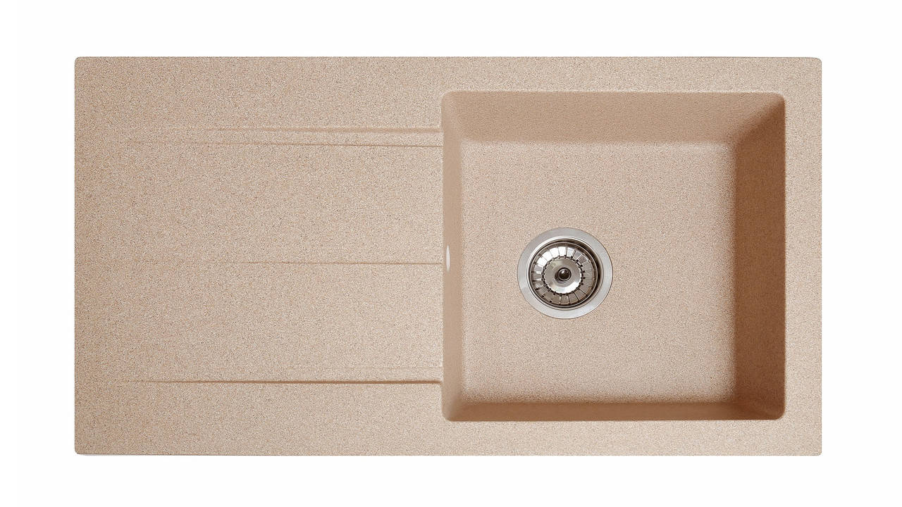 

Гранитная мойка Galaţi Quadro Piesok (301) 7844 песочная, Песочный