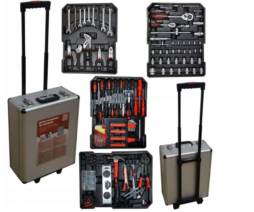 

Набор инструментов ABC-Group ! 4 в 1 - 186 елементов