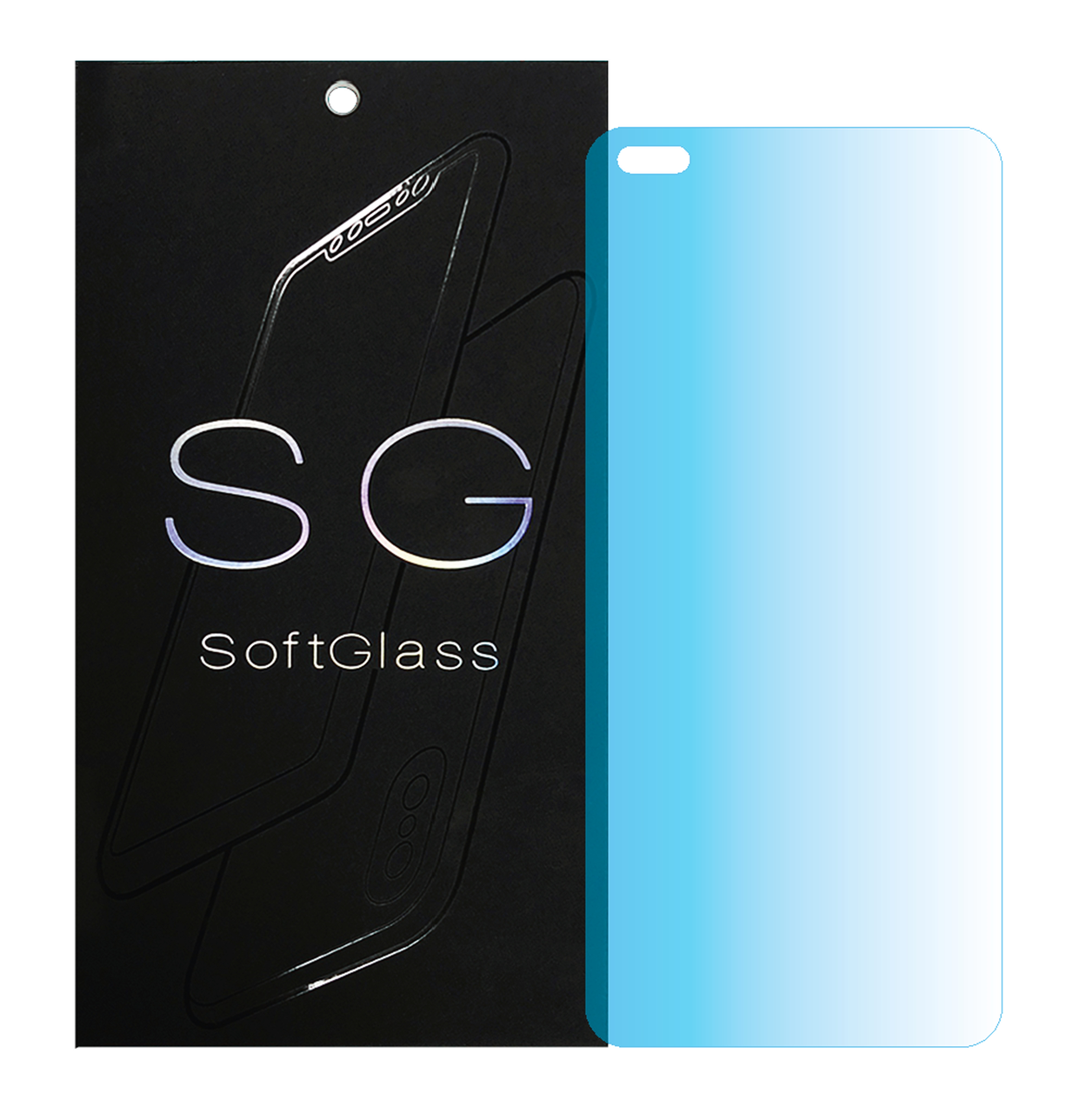 

Полиуретановая пленка Realme X50 Pro Player Edition на Экран SoftGlass, Прозрачный