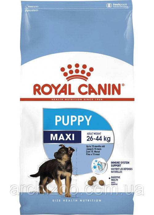 

Royal Canin Maxi Puppy 20 кг для щенков крупных пород до 15 месяцев