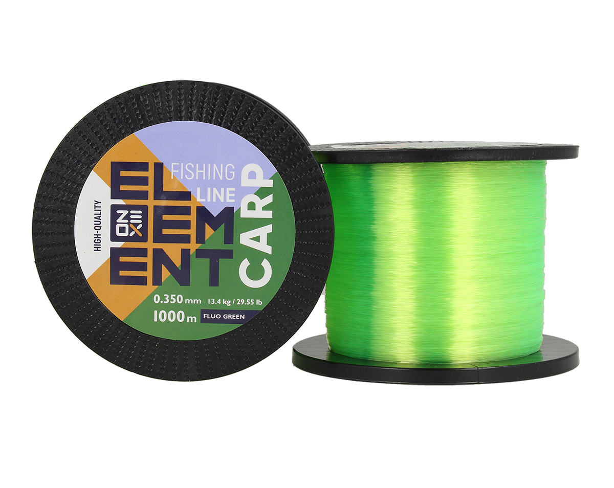 

Леска Zeox Element Carp Line 1000м Fluo Green, Разные цвета