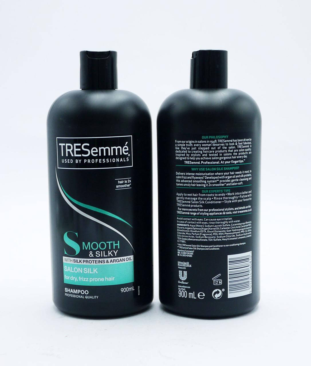 

Профессиональный шампунь TRESemme Salon Silk Гладкие и Блестящие 900 мл для ЕС(не Россия)
