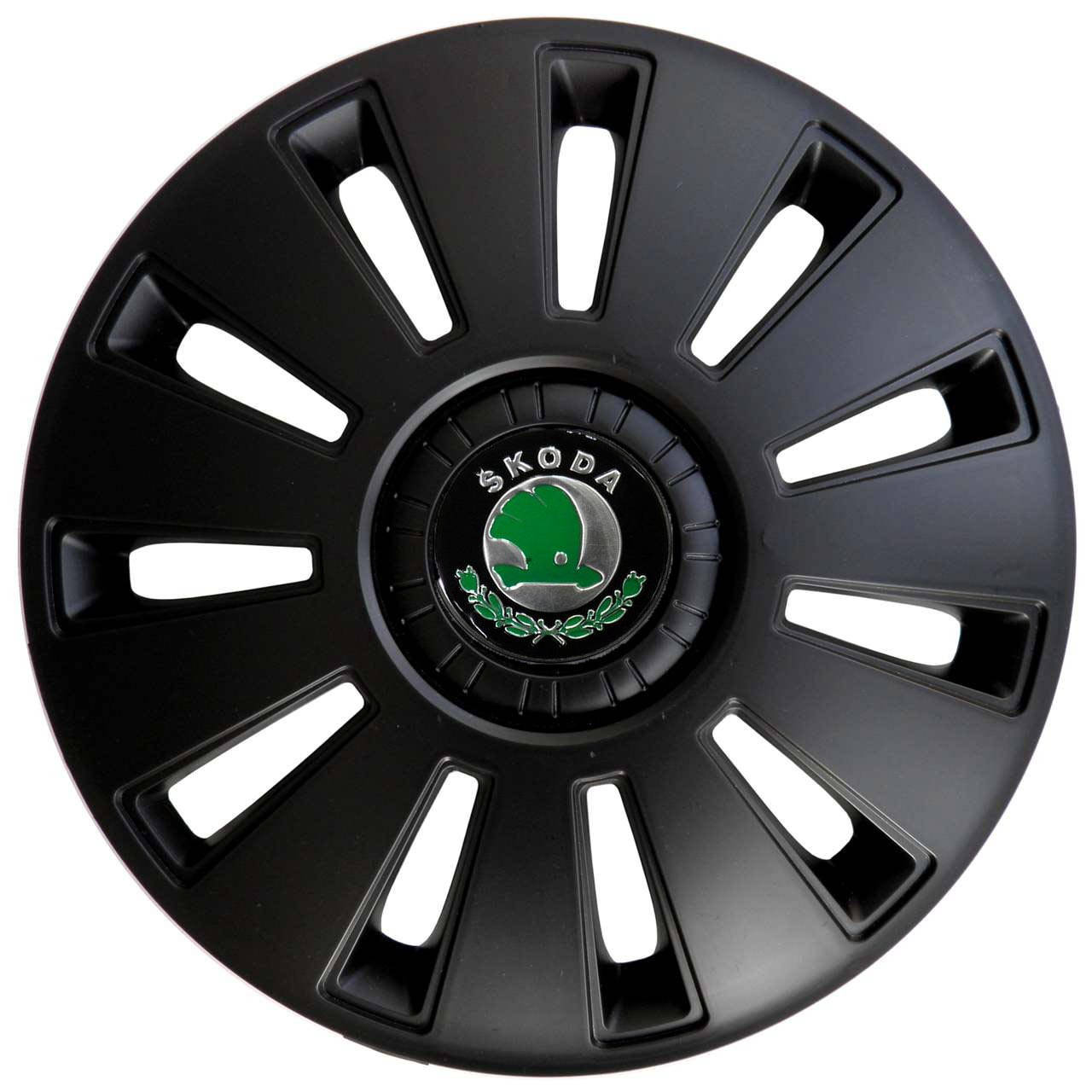 

Колпаки Колесные R15 Skoda черные 4шт