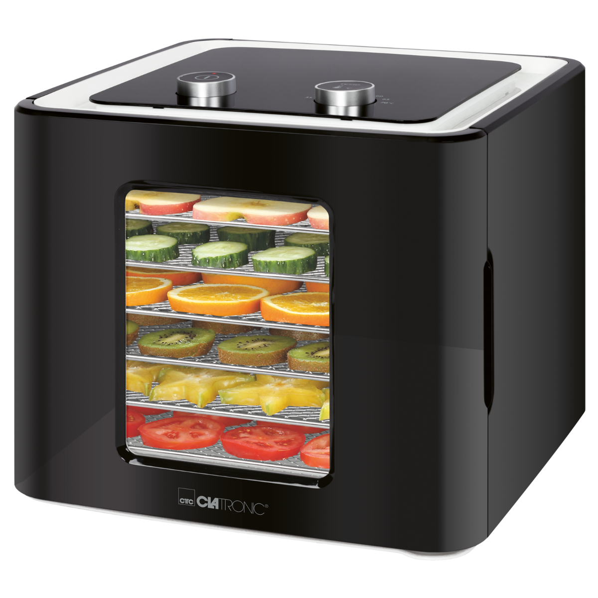 

Сушка для фруктов и овощей Clatronic DR 3773 (450 Вт, 6 поддонов, Германия)