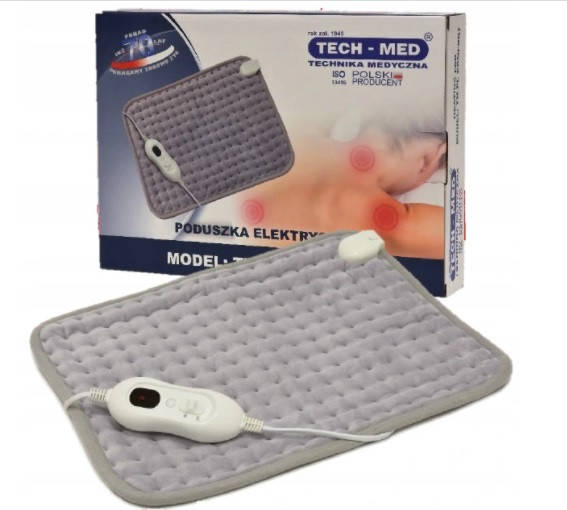 

Электрогрелка TM-PE COMFORT TECH-MED, 4 режимов нагрева, 30 x 40 см, 100 Вт, Польша