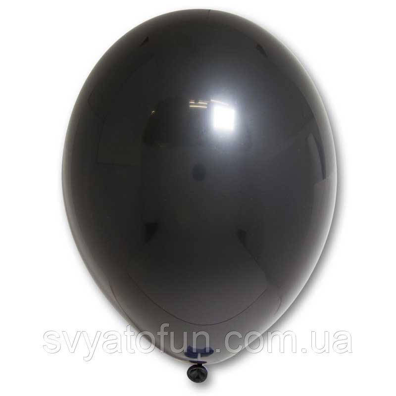 

Латексные шарики 12" пастель В105/025 черный 10шт/уп BelBal