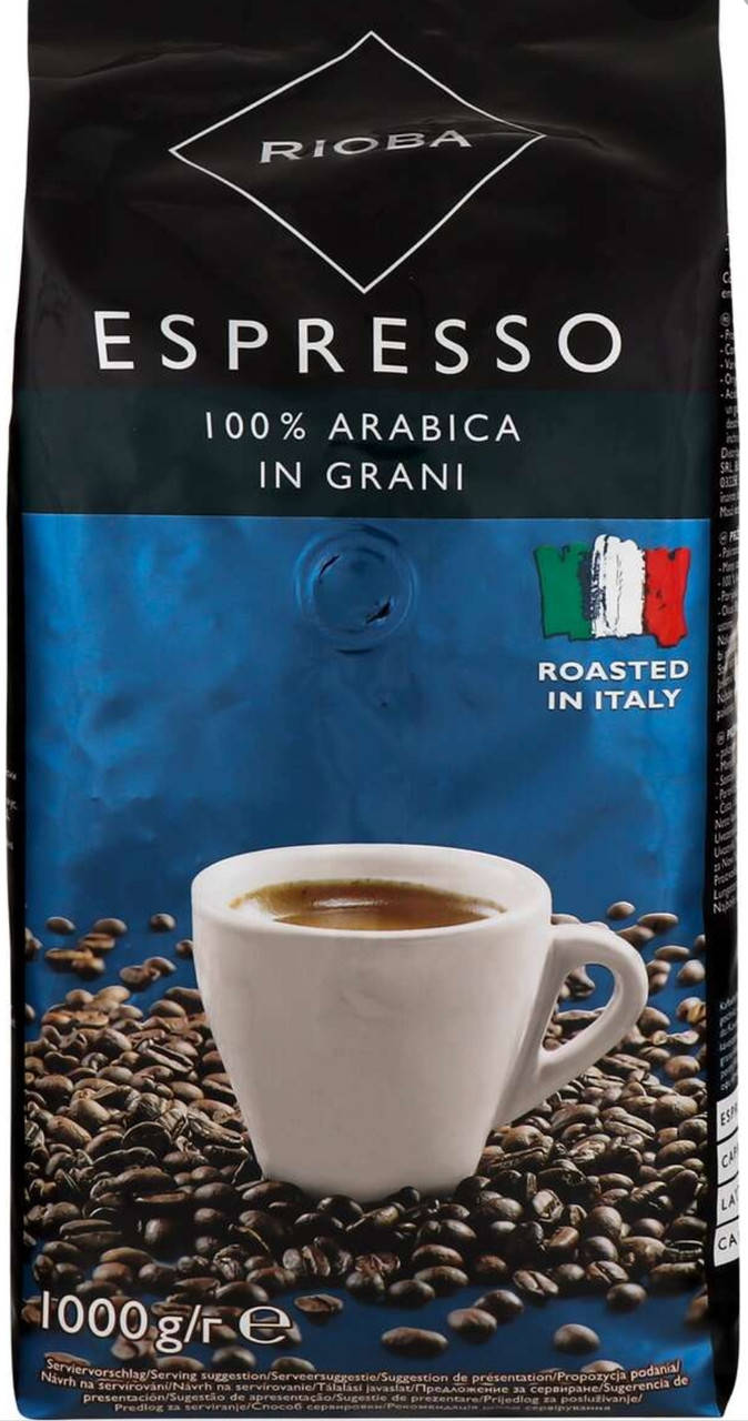 

Кава в зернах Rioba Espresso 100% арабіка 1000 г