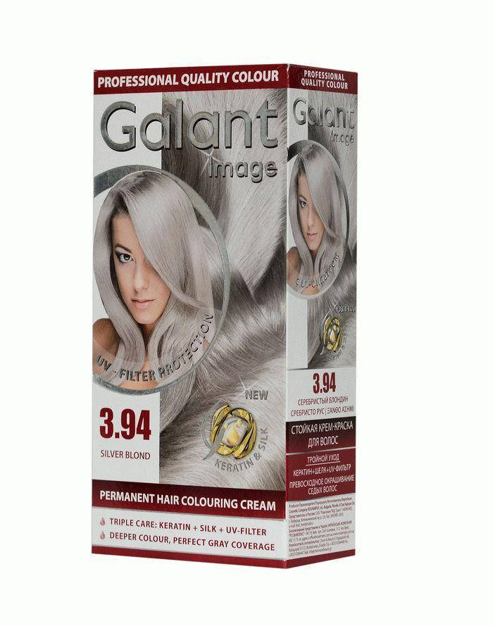 

Стойкая крем-краска для волос GALANT IMAGE 3.94 серебряный блонд