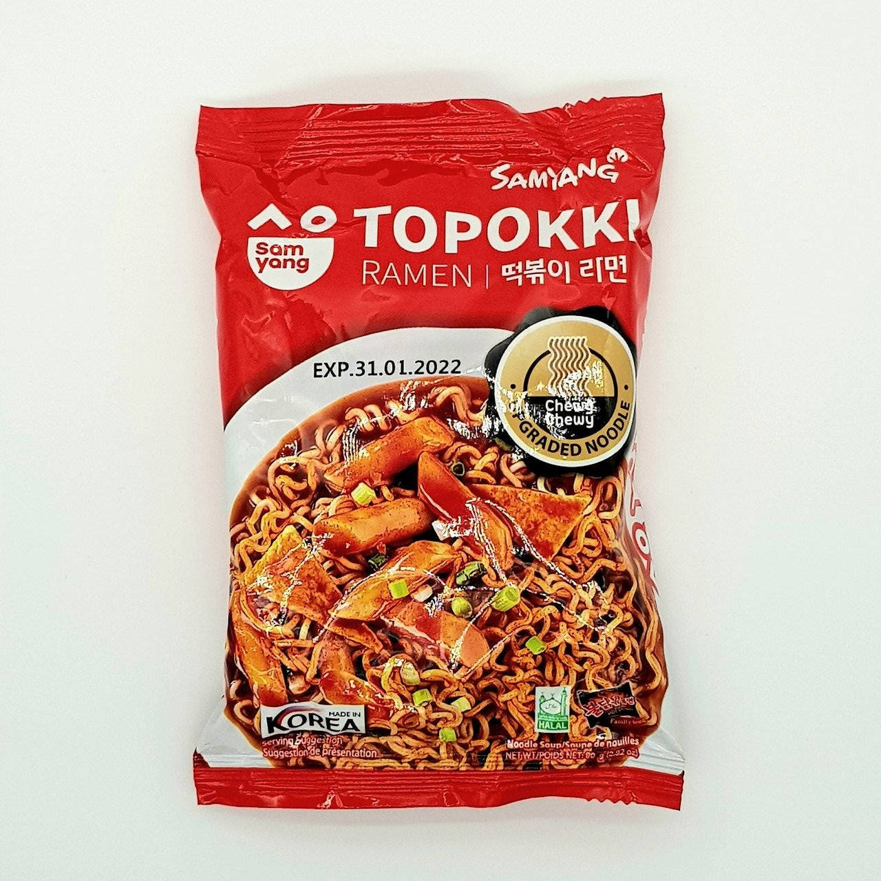 

Корейський рамен Токпокки, TM Samyang, 80 г