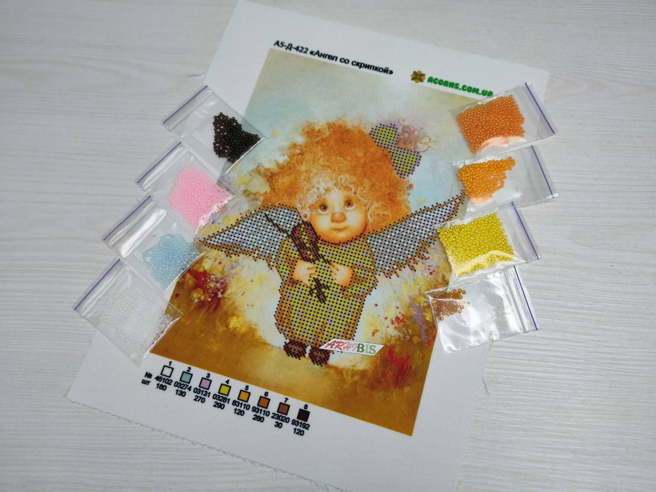 

Набор для вышивания бисером "Ангел со скрипкой"