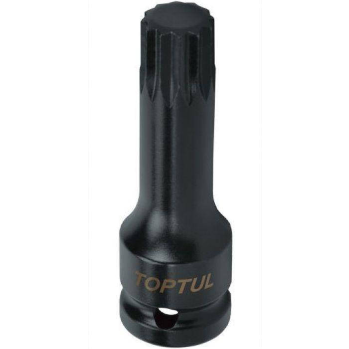 

Головка торцевая SPLINE ударная TOPTUL М18 L77мм 1/2" KADB1618L