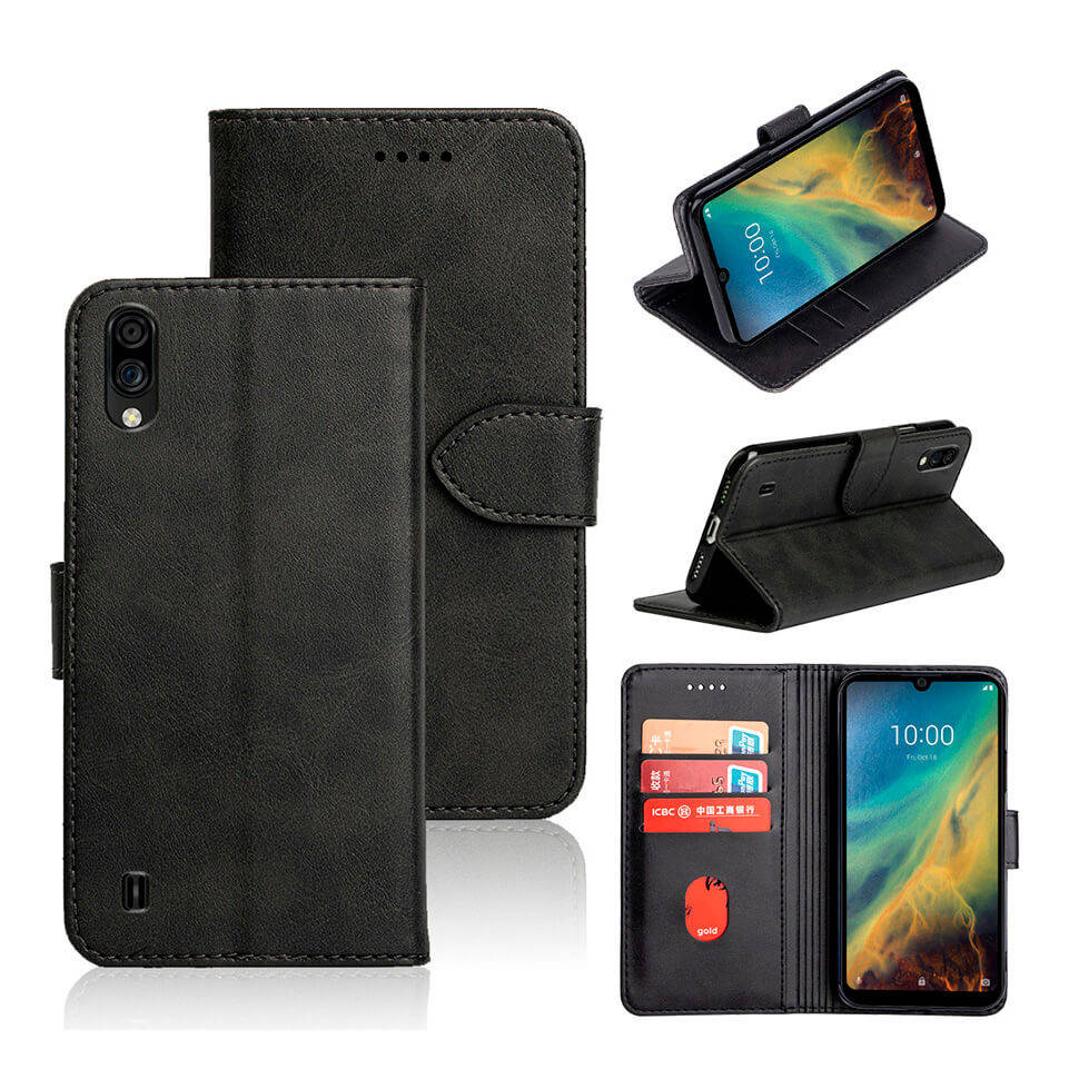 

Чехол-книжка EcoCase Skin Series для ZTE Blade A5 2020 Black, Черный