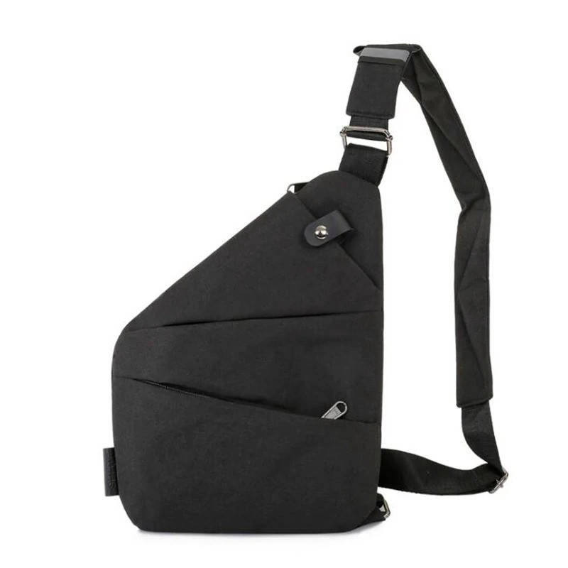 

Мужская сумка через плечо Cross Body 30х22х15 / Сумка мессенджер Черная, Темно-серый