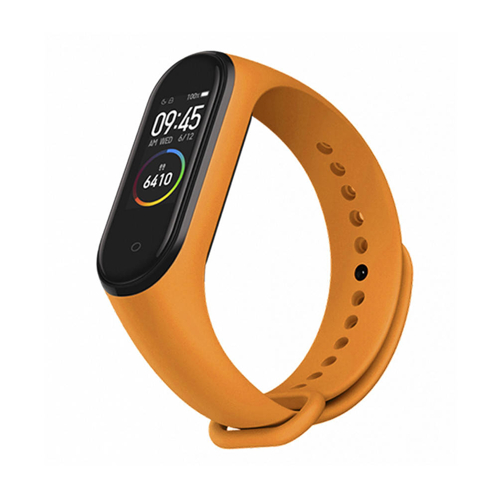 

Ремешок к браслету Mi Band 4 3 силиконовый Светло-коричневый