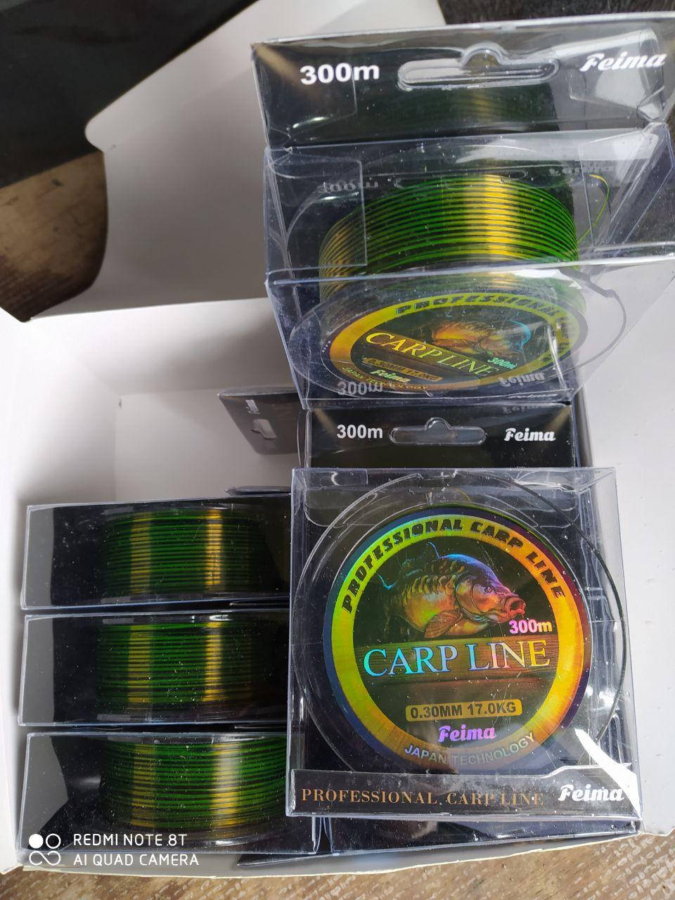 

Леска Feima 3D Carp Line 300м 0.30 мм