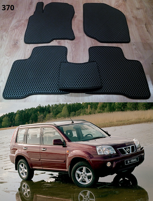 

Коврики ЕВА в салон Nissan X-Trail (T30) '01-07, Черный