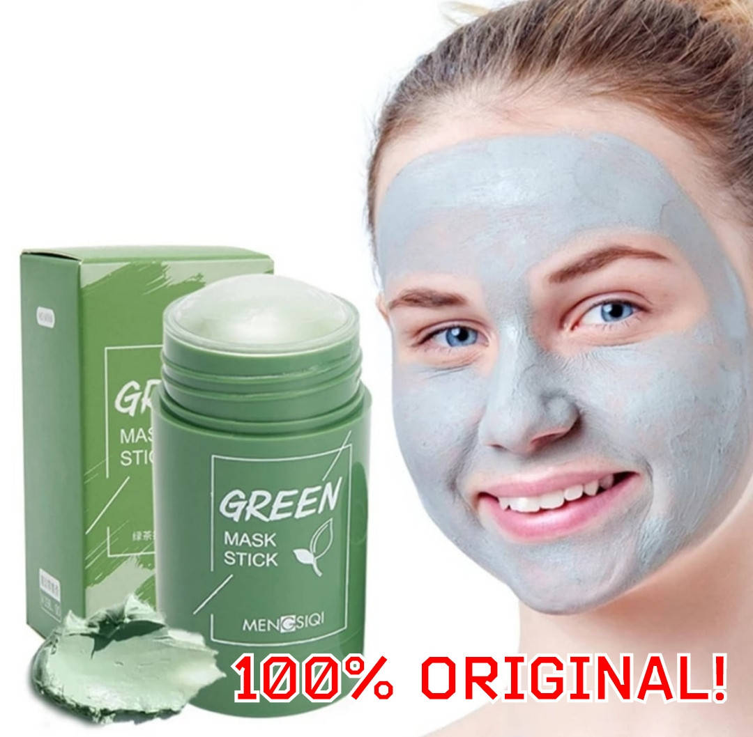 

Маска для лица с маслом зеленого чая против черных точек акне очищающая Green Tea крем увлажняющий