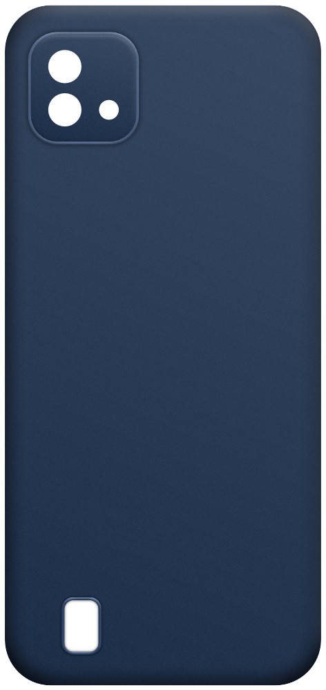 

Матовый чехол MultiShot Realme C11 (2021) (силиконовая накладка) Синий