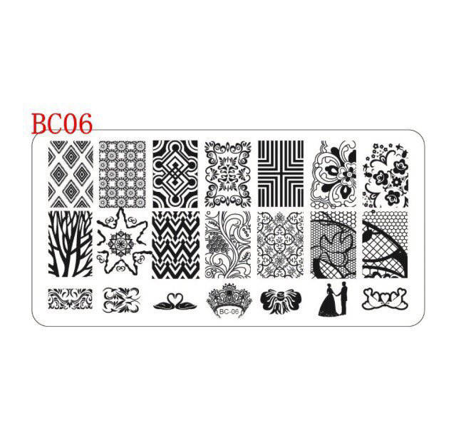 

Пластина для стемпинга BC-06