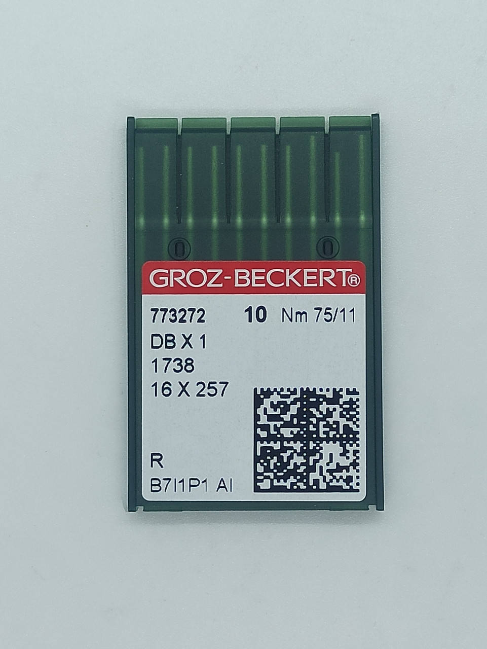 

Иглы Groz-Beckert DB*1,16*257,1738 №75 тонкая колба