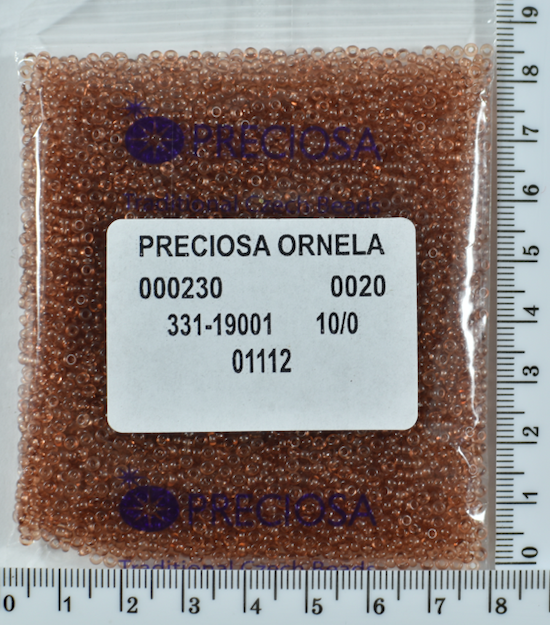 

Бисер PRECIOSA №10/0 прозрачн №01112 пакет 50 грамм уп=1пакет