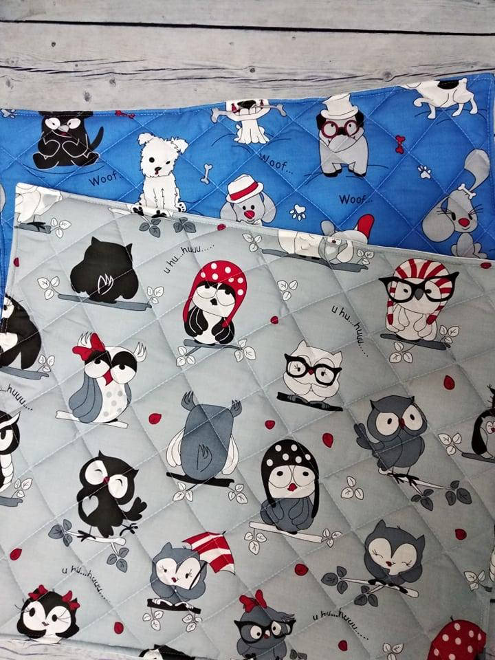 

Многоразовые непромокаемые пелёнки "Маленькие лапки" 70*110 см