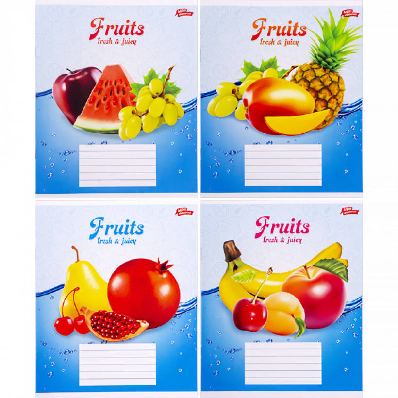 

Тетрадь цветная 24 листа, линия "3027"